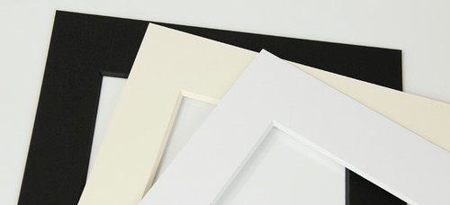 0.120'' 8 ply White core Mats : 14 X 18 For  11 X 14  Artwork