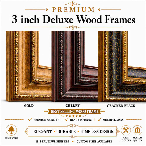 3 Inch Deluxe Wood Frames: 16X40