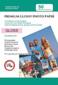 Digital Printing Photo Paper Sheets  50 PACK: 4X6