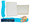 16x20 3/4 inch stretched canvas white cotton artist canvas stack angled view