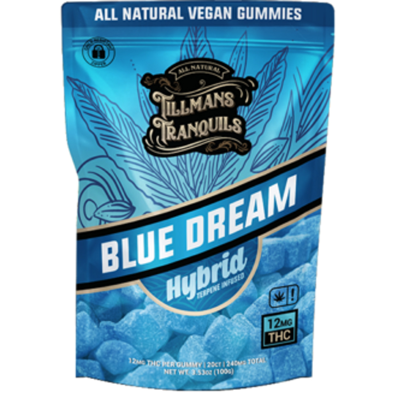 Blue Dream Delta 9 THC Gummies 240mg – Hybrid