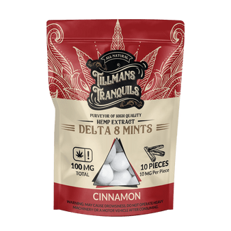 Cinnamon Delta-8 Mints (10 ct) from Tillman's Tranquils