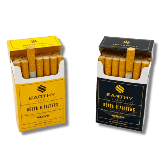 Delta 8 Cigarettes - 1000mg THC Per Pack (Indica or Sativa)