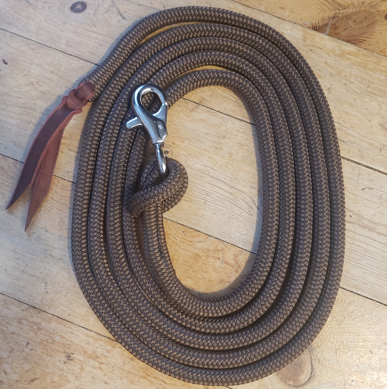 Dark Brown - Braided Rope Leash