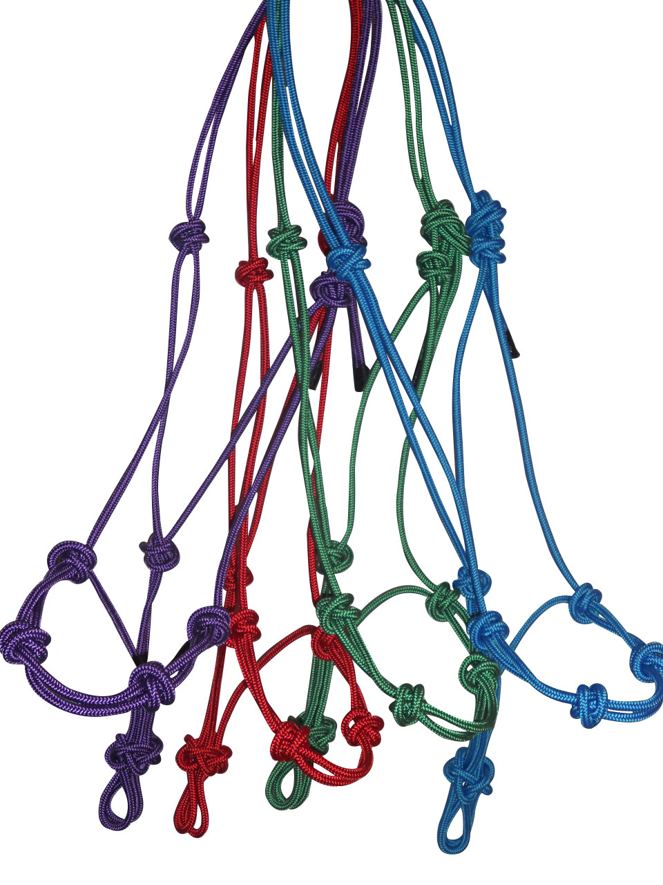 STIFF 4-KNOT HALTER 14' LEAD ROPE FOR ANDERSON & PARELLI TRAINING 