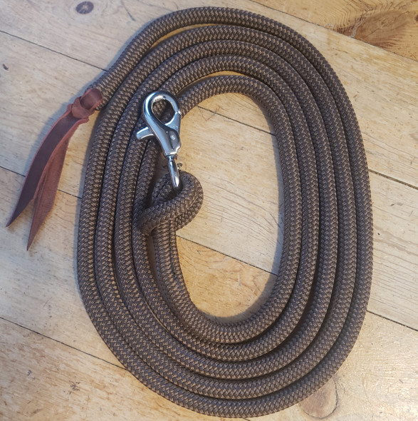 EMNHT 14-Foot Training Yacht Rope Lead With Stainless Steel Bull Snap – Fits Parelli Method, New