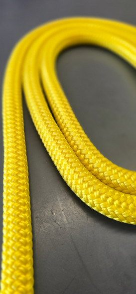 9/16" Double Braid Polyester Rope –YELLOW Closeout
