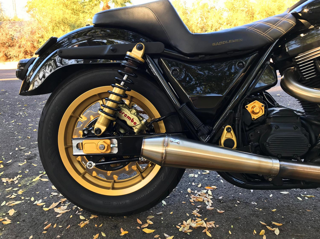 Buy Performance FXR Swingarm (Black) for Harley-Davidson FXR (82