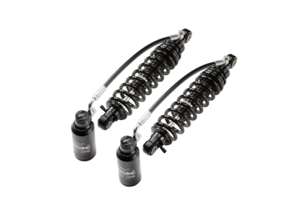爆買い Rear Remote Twin WMM Bitubo 12in Buy Shock Black Set 男性タレント