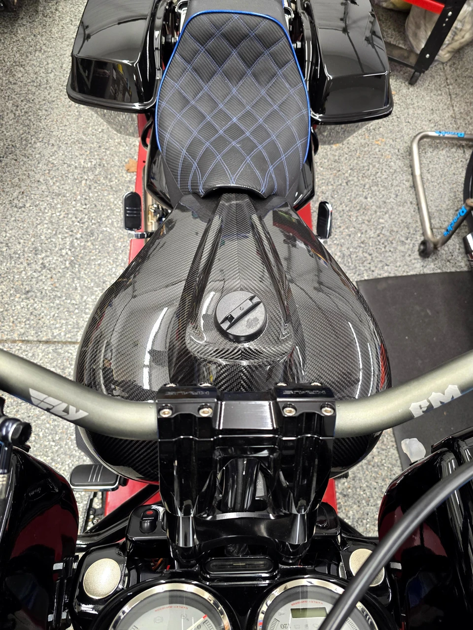 Buy BST Carbon Fiber Fuel Tank for Harley-Davidson Touring Models 