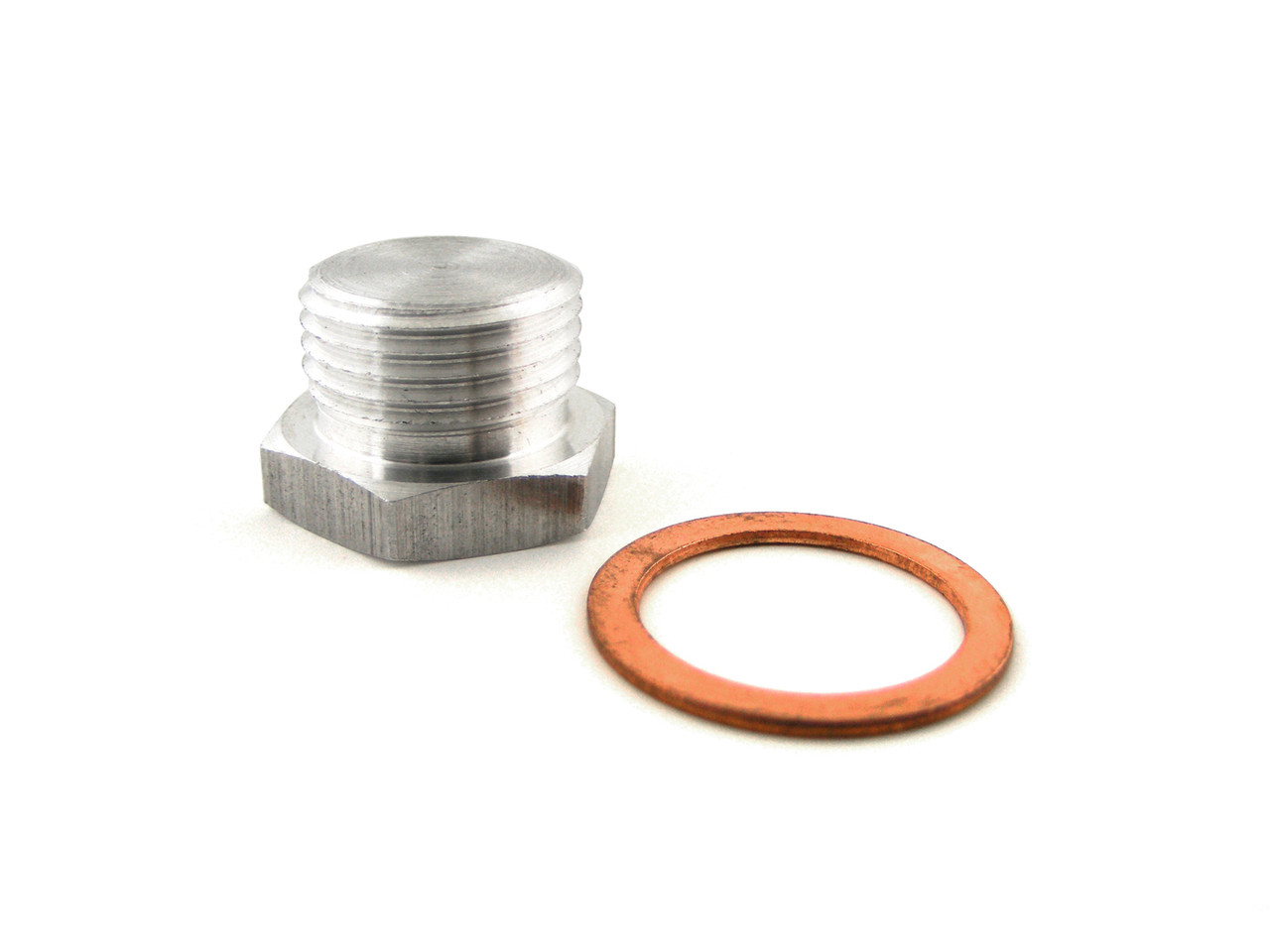Buy Oxygen Sensor 18mm Bung Plug w/ Copper O-Ring Titanium Exhaust