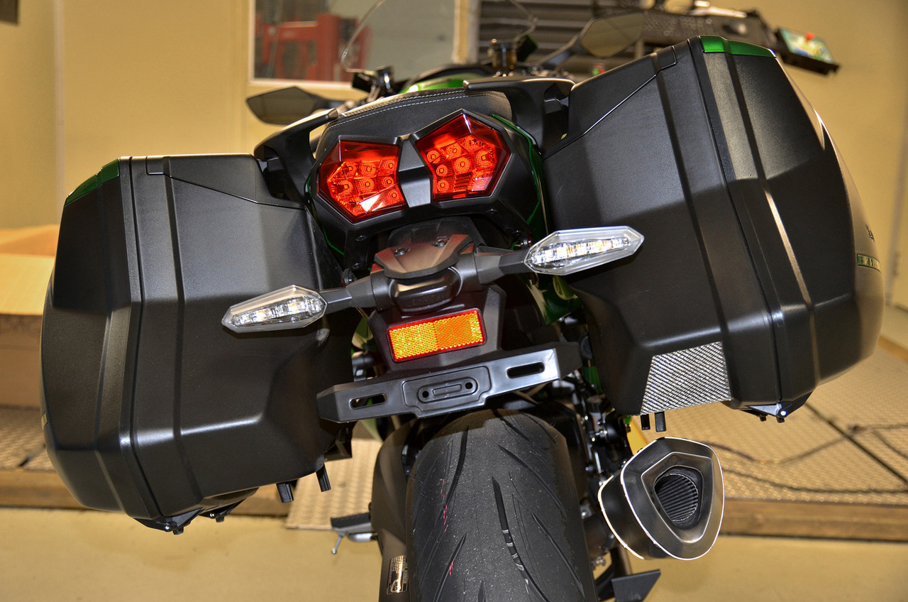 Buy Saddle Bag Heat Shield Kit Ninja H2 SX / SE / SE+ (18-26) SKU