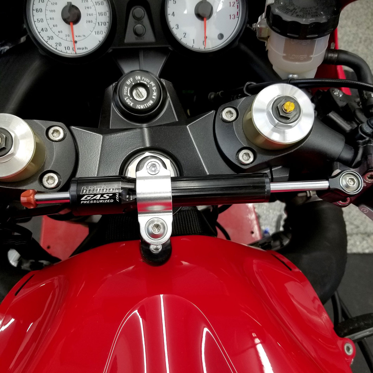 Buy Bitubo Adjustable Steering Damper Kit (Black) ZX-14/R (06-25