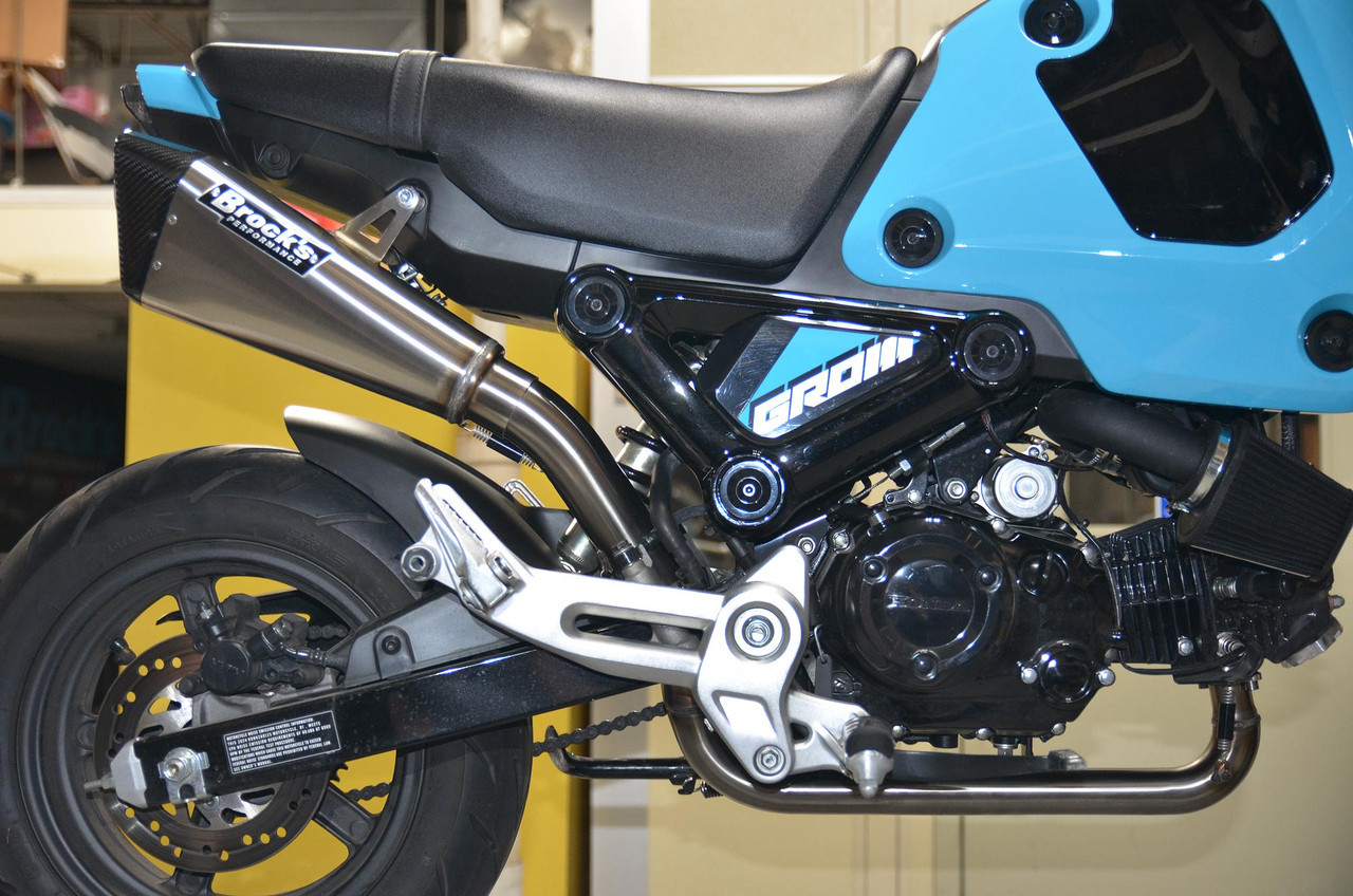 Brock's Performance マフラー GROM グロム JC75 Buy Penta-Carbon Full System 14