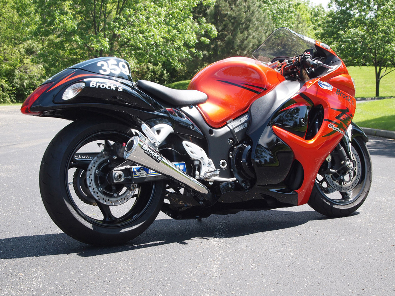 Dual Alien Head Slip-On System Suzuki Hayabusa (08-20)