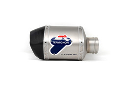 Buy Termignoni SO-04 Slip-On Cylindrical Titanium Sleeve with Carbon End Cap BMW S1000RR (20-22) K67 SKU: 759178 at the price of US$ 569 | BrocksPerformance.com