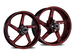 Buy Used for Display: BST Star TEK Set Front 3.5" x 17.0" and Rear 6.0" x 17.0" BMW S1000RR M Package (20-26), S1000R (22-26), S1000XR (20-26)  - Red Gloss SKU: CL1040 at the price of US$ 4995 | BrocksPerformance.com