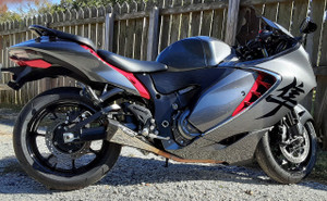 Buy Penta-Carbon Full System 15" Muffler Suzuki Hayabusa (22-26) Polished SKU: 397113 at the price of US$ 1779 | BrocksPerformance.com