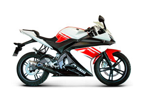 Termignoni Round Stainless/Carbon Full Race System YZF-R125 (08-13)
