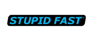 Buy Stupid Fast Decal - Blue/Black SKU: 903392 at the price of US$ 0.25