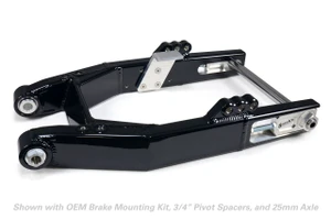 Buy Performance Dyna Swingarm w/ Peg Mounts (Black) for Harley-Davidson Dyna (00-17) SKU: 604452 at the price of US$ 1799 | BrocksPerformance.com