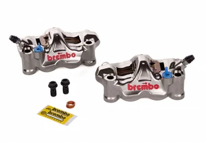 Buy Brembo GP4-RX Front Caliper Set (108mm Radial) Nickel Plated SKU: 705127 at the price of US$ 3235 | BrocksPerformance.com
