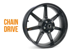 Buy BST Chain Drive 7 TEK 17 x 6.0 Rear Wheel - Bagger Racing League Approved SKU: 171847 at the price of US$ 2795 | BrocksPerformance.com