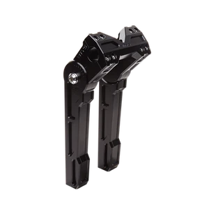 Buy Adjustable 10in Riser Black for 1-1/8in Bar Clamp Road Glide (15-23), Softail (18-23) SKU: 695033 at the price of US$ 695