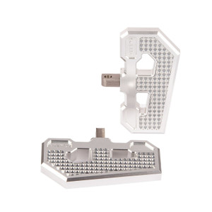 Buy Racing Passenger Floorboards Silver Softail (18-24) SKU: 695748 at the price of US$ 395 | BrocksPerformance.com