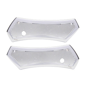 Buy Diamond Saddlebag Latch Covers Chrome Touring Models (93-13) SKU: 696138 at the price of US$ 279