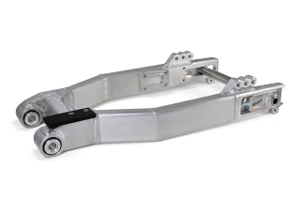 Buy Long ATTACK™ Swingarm Extended 4"-8" (Burnished) for H-D Touring Models (09-26) SKU: 605492 at the price of US$ 1579 | BrocksPerformance.com