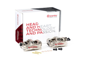 Buy Brembo GP4-MS Front Caliper Set (100mm Radial) Billet Aluminum SKU: 705972 at the price of US$ 1199 | BrocksPerformance.com