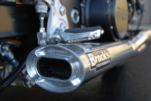 Buy TiWinder Polished Full System w/ 18" Muffler Street Baffle Suzuki Hayabusa (99-25) SKU: 391964 at the price of US$ 2979 | BrocksPerformance.com