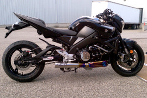 Buy TiWinder Polished Full System w/ 18" Muffler Race Baffle B-King (08-11) SKU: 394603 at the price of US$ 2979 | BrocksPerformance.com