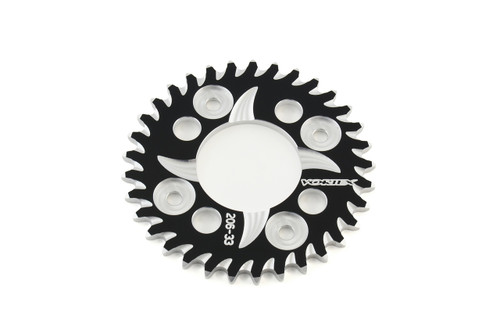 Buy Vortex Rear Sprocket 33 Tooth Black & Silver 420 Chain Grom