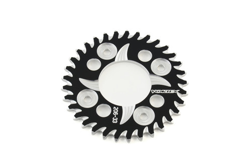 Buy Vortex Rear Sprocket 34 Tooth Black & Silver 420 Chain Grom/MSX125 (14-20) / Monkey (2019) SKU: 455618 at the price of US$ 64.95 | BrocksPerformance.com