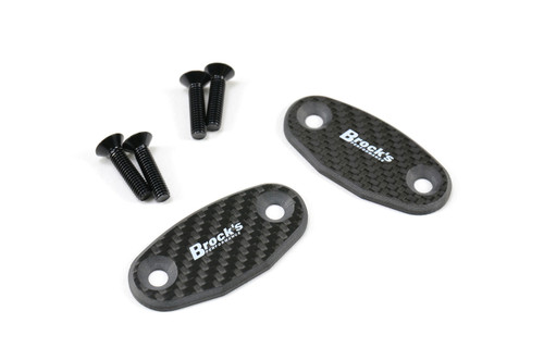 Buy Mirror Block Off Plate Set Carbon Fiber Ninja H2 SX / SE