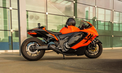 Buy ShortMeg 2 Full System 14" Muffler Suzuki Hayabusa (22-26) Black SKU: 397152 at the price of US$ 1979 | BrocksPerformance.com