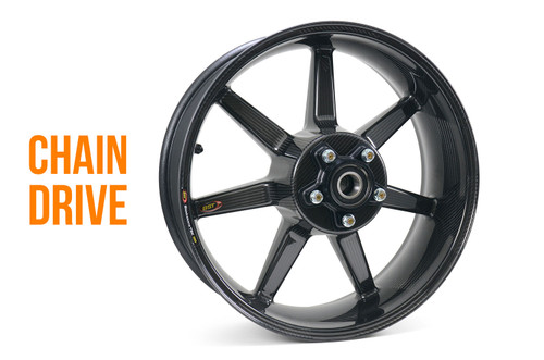 Buy BST Chain Drive 7 TEK 17 x 6.0 Rear Wheel - Bagger Racing League Approved SKU: 171847 at the price of US$ 2870 | BrocksPerformance.com