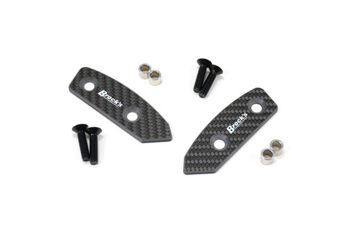 Buy Mirror Block Off Plate Set Carbon Fiber Suzuki Hayabusa (22-26) SKU: 903769 at the price of US$ 72.99 | BrocksPerformance.com