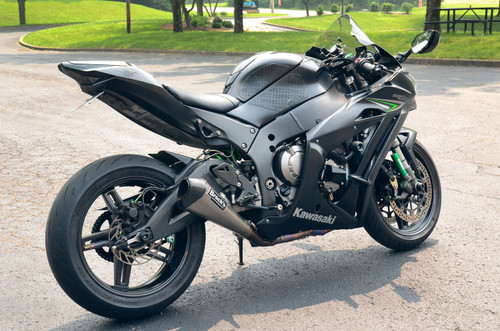 Buy CT Megaphone Full System w/ 17" Muffler ZX-10R/RR (16-26) SKU: 319922 at the price of US$ 2499 | BrocksPerformance.com