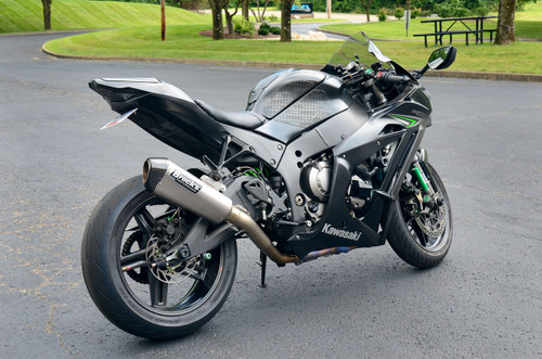 Buy CT Single Full System w/ 16" QuietKore Muffler ZX-10R/RR (16-26) SKU: 397620 at the price of US$ 2559 | BrocksPerformance.com