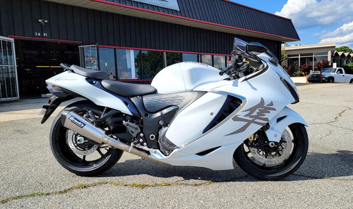 Buy CT Single Full System w/ 16" QuietKore Muffler Suzuki Hayabusa (22-26) SKU: 399101 at the price of US$ 2559 | BrocksPerformance.com