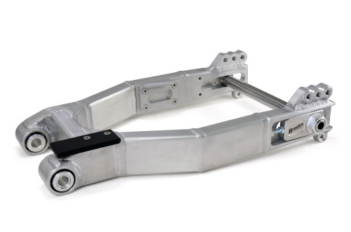 Buy Short ATTACK™ Swingarm Extended 0"-4" (Burnished) for H-D Touring Models (09-26) SKU: 605544 at the price of US$ 1579 | BrocksPerformance.com