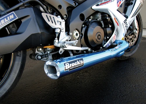 Buy *TiWinder Blue Full System w/ 18" Muffler Street Baffle GSX-R1000 (07-08) SKU: 390235 at the price of US$ 2499