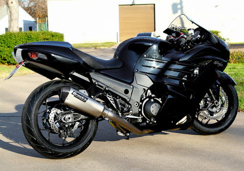 Buy CT Single Full System w/ 16" QuietKore Muffler ZX-14/R (06-25) SKU: 397606 at the price of US$ 2559 | BrocksPerformance.com