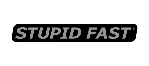 Buy Stupid Fast Decal Black/Gray SKU: 903366 at the price of US$ 0.25 | BrocksPerformance.com