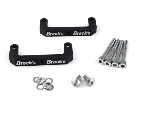 Buy Radial Mount Strap Bracket Kit H2/R (15-26), Z H2 (20-26), ZX-14R SE (16-18), and ZX-14R (19-25) SKU: 930437 at the price of US$ 189 | BrocksPerformance.com