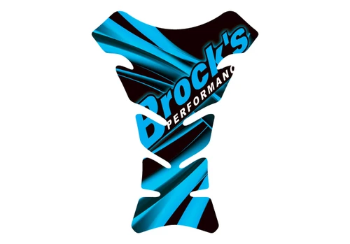 Buy Universal Gel Tank Pad Blue w/ Brock's Logo SKU: 771305 at the price of US$ 19.99 | BrocksPerformance.com