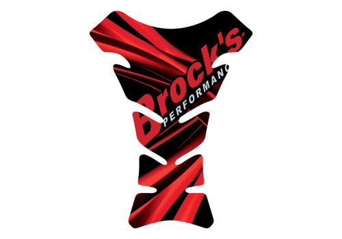 Buy Universal Gel Tank Pad Red w/ Brock's Logo SKU: 771331 at the price of US$ 19.99 | BrocksPerformance.com